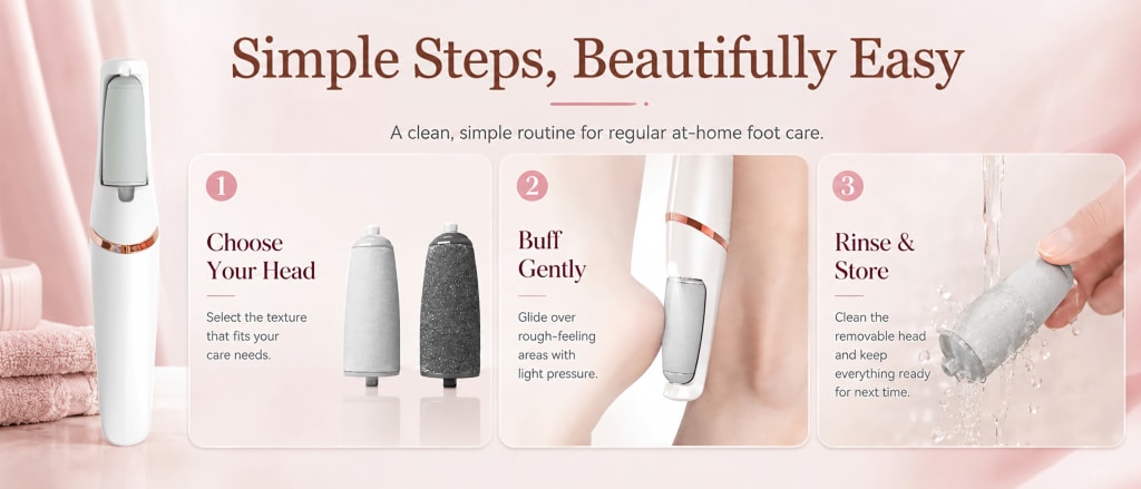 Smooth Heel Buffer