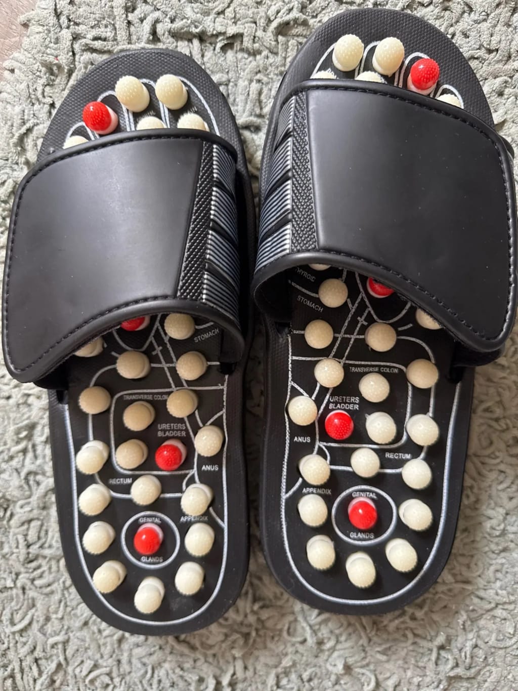 Acupressure Massage Slippers — Reflexology Foot Relief for Tired, Aching Feet