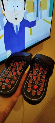 Acupressure Massage Slippers — Reflexology Foot Relief for Tired, Aching Feet