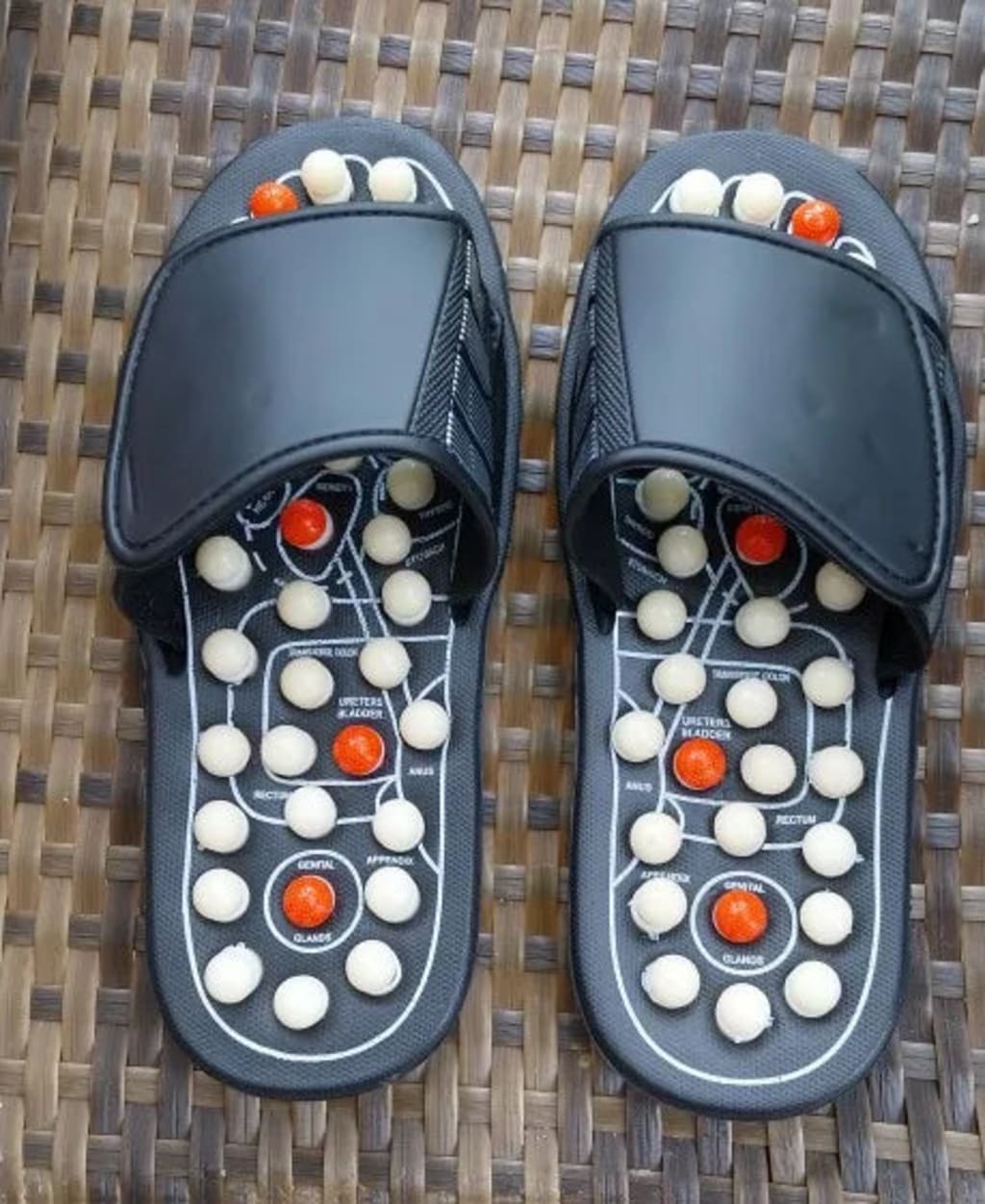 Acupressure Massage Slippers — Reflexology Foot Relief for Tired, Aching Feet
