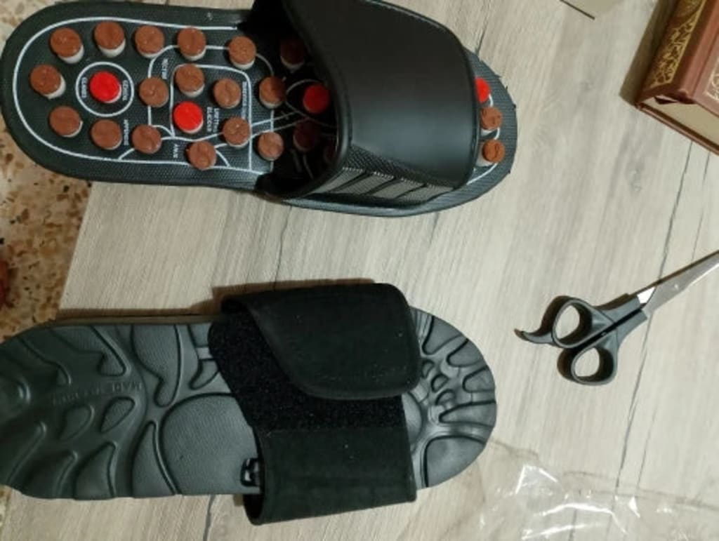 Acupressure Massage Slippers — Reflexology Foot Relief for Tired, Aching Feet